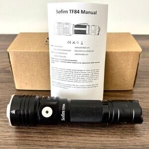 Sofirn TF84 Rechargeable Tactical Flashlight - 1200lm 200m - Black